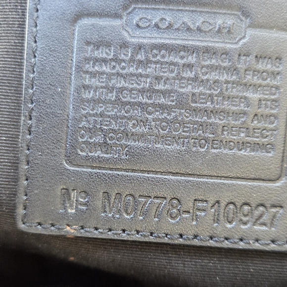 Coach 2007 Soho Signature Canvas Black/Brown Micro C Shoulder Bag - Picture 7 of 8